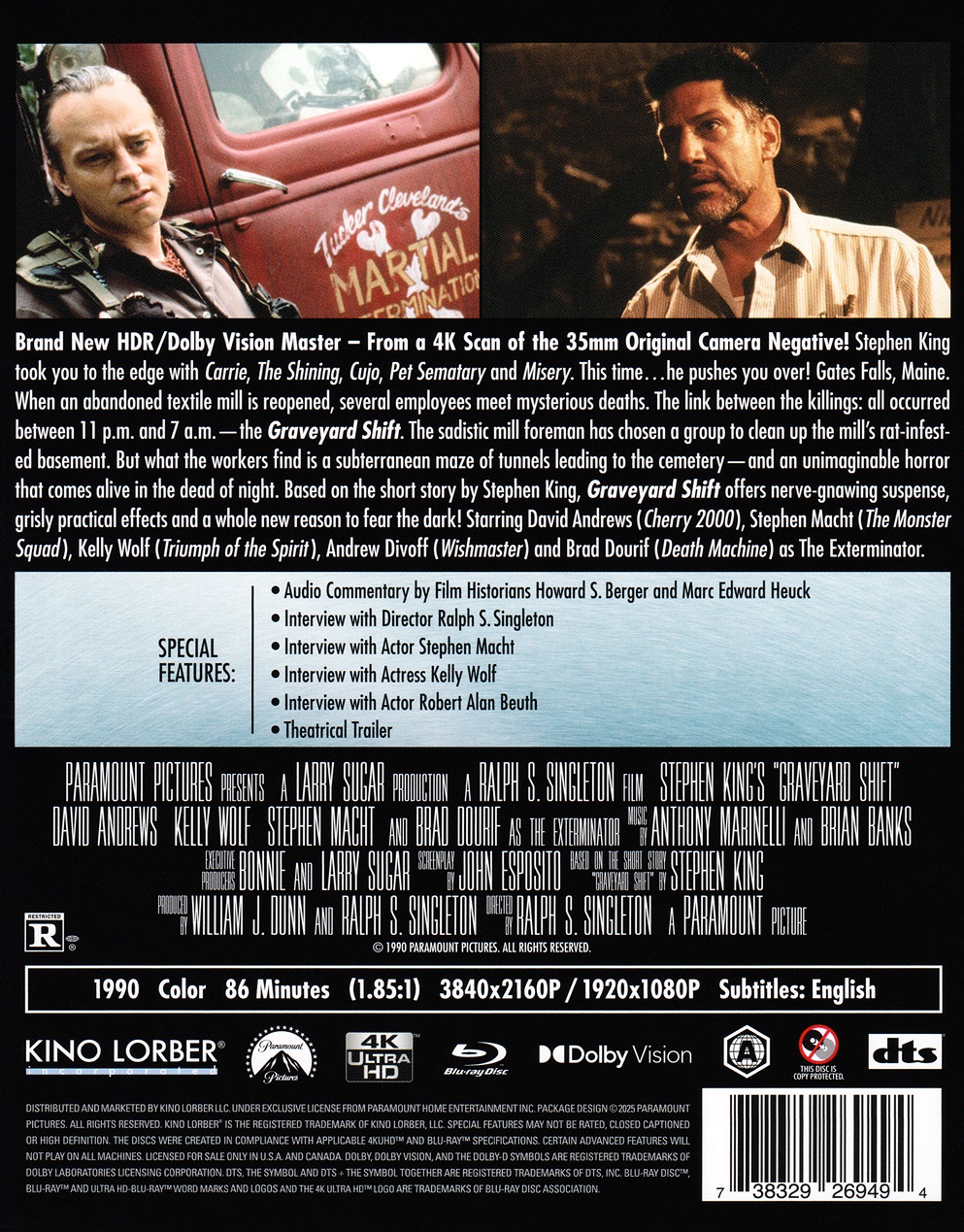 Graveyard Shift (ej svensk text) (4K Ultra HD + Blu-ray) - 2