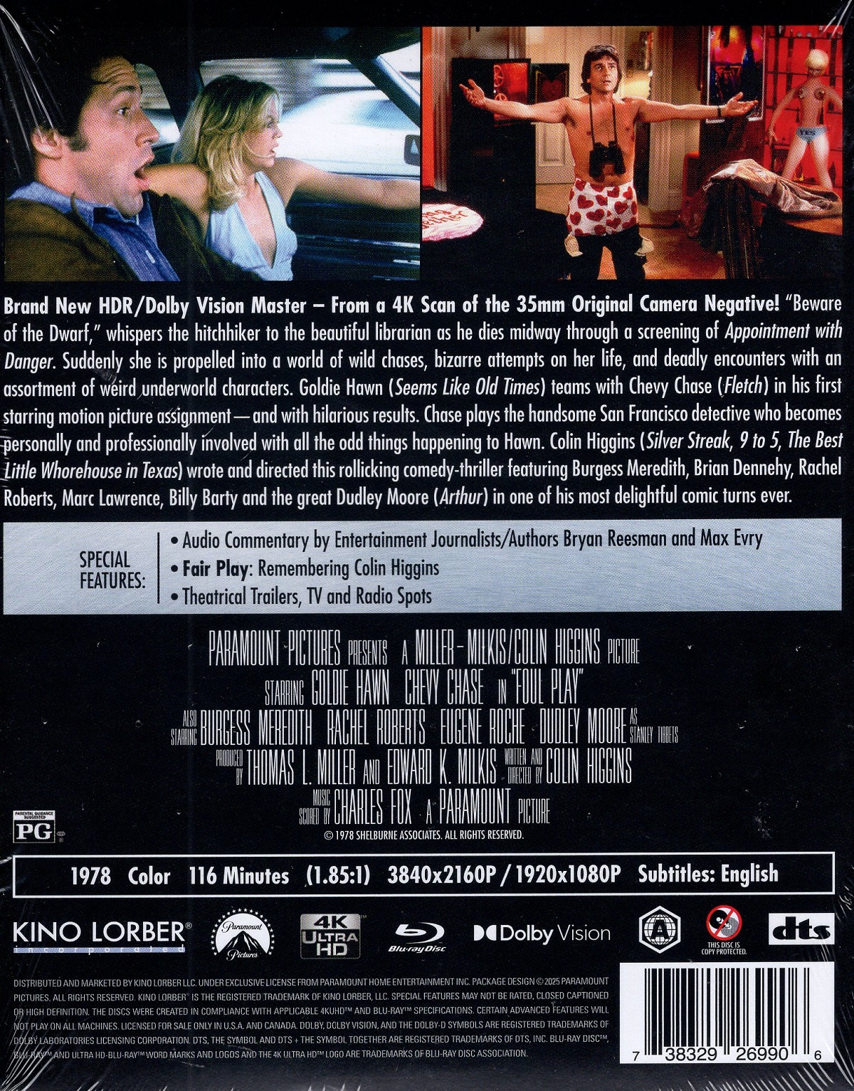 Foul Play (ej svensk text) (4K Ultra HD + Blu-ray) - 2