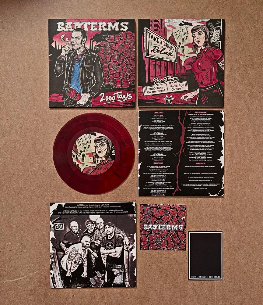 Badterm - 2000 Tons - EP,  (Red)