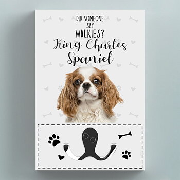 Väggkrok Vivid Squid King Charles Spaniel Walkies