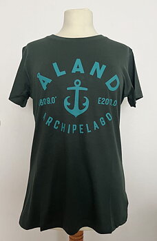 T-shirt dammodell - grön