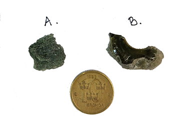 Moldavit, Äkta. 3.5  - 3.75gram