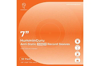HumminGuru 7" antistatiska inner skivfodral (50-pack)