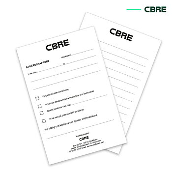 CBRE Åtgärdsblock A6