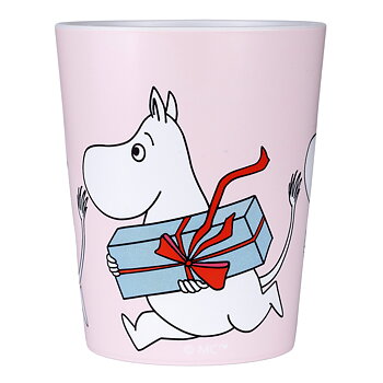 Mumin Picknick Tumblermugg - Rosa