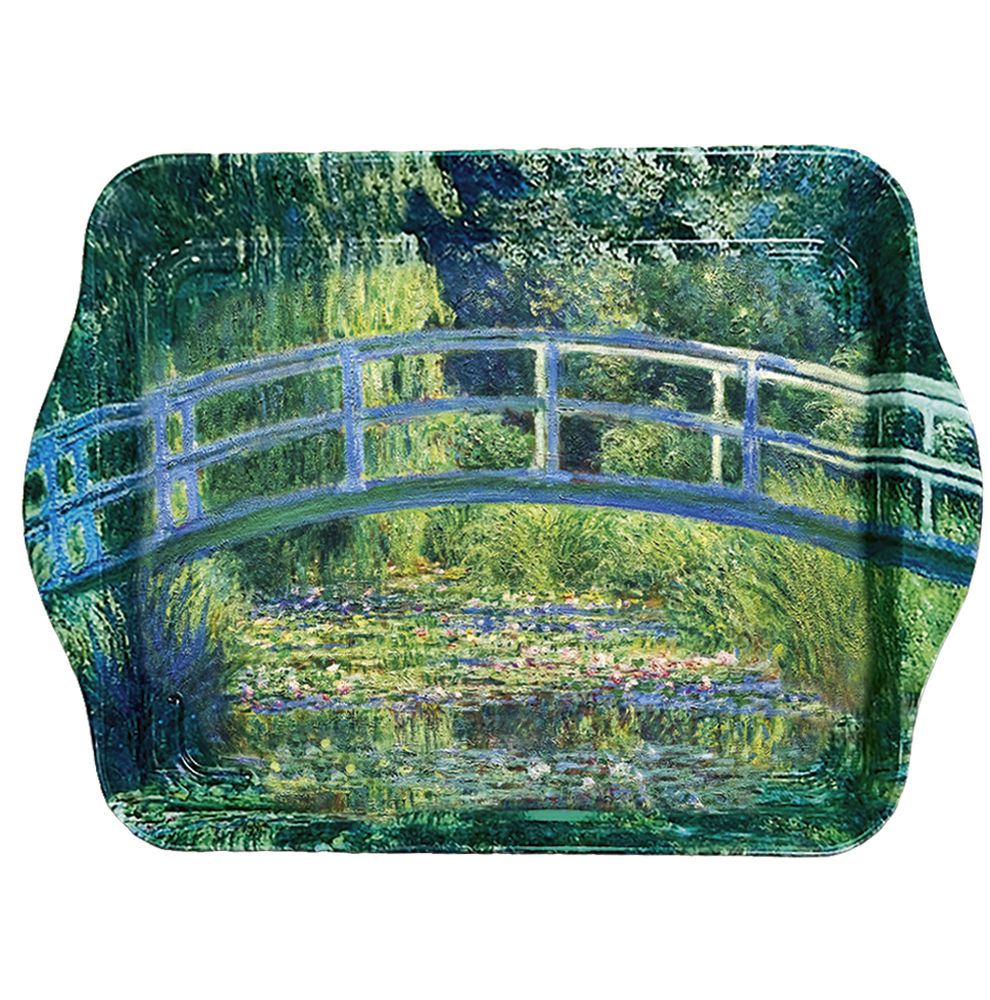 Bakke af metal, Monet, Bro över näckrosdamm (21 cm). TEMA-produkt