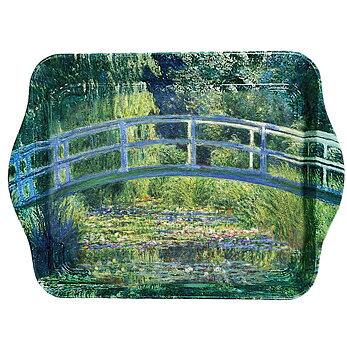 Bakke af metal, Monet, Bro över näckrosdamm (21 cm). TEMA-produkt