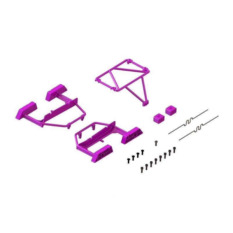 ARRMA Desert Truck Body Roll Cage Set, Purple: GROM