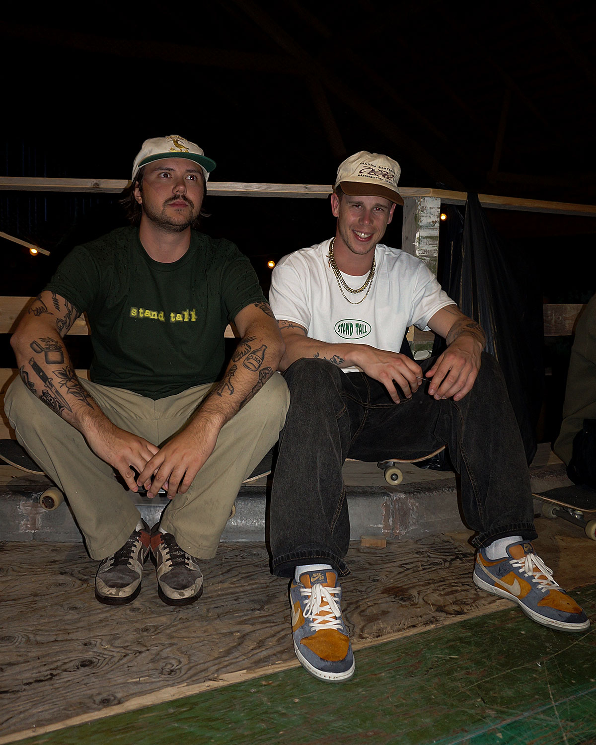 Stand Tall T-Shirt - Raster Forest Green - 3