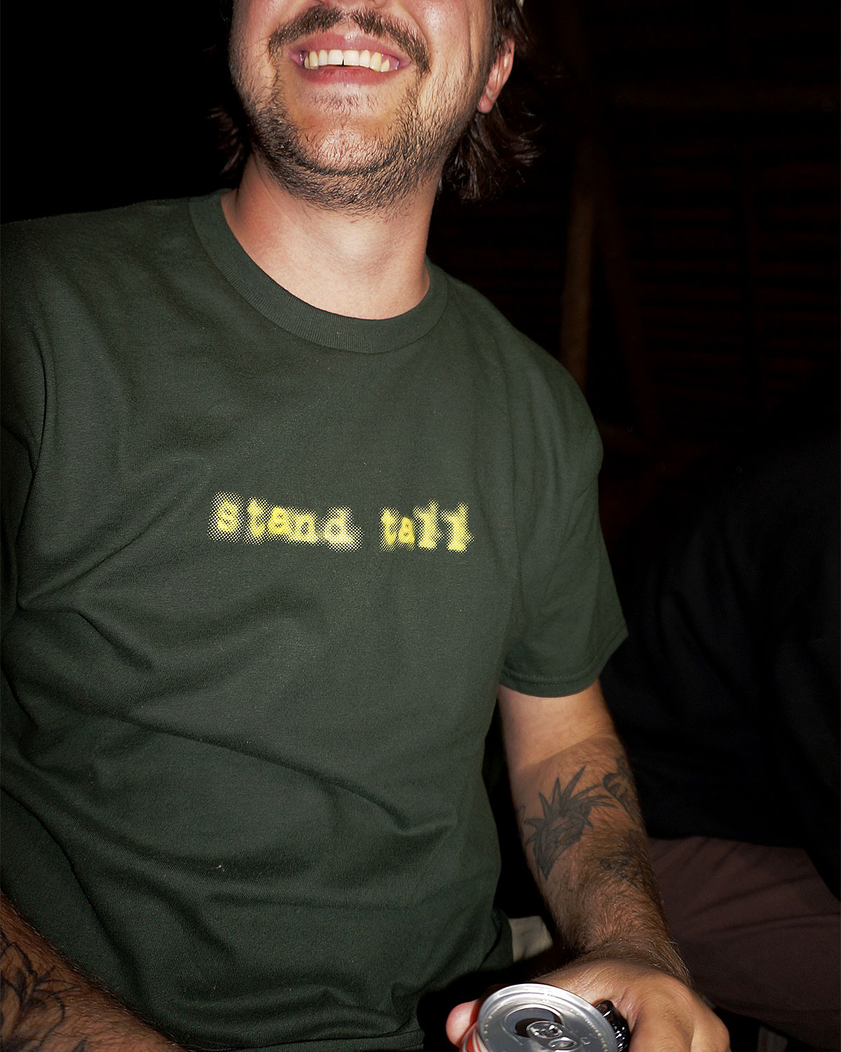 Stand Tall T-Shirt - Raster Forest Green - 5