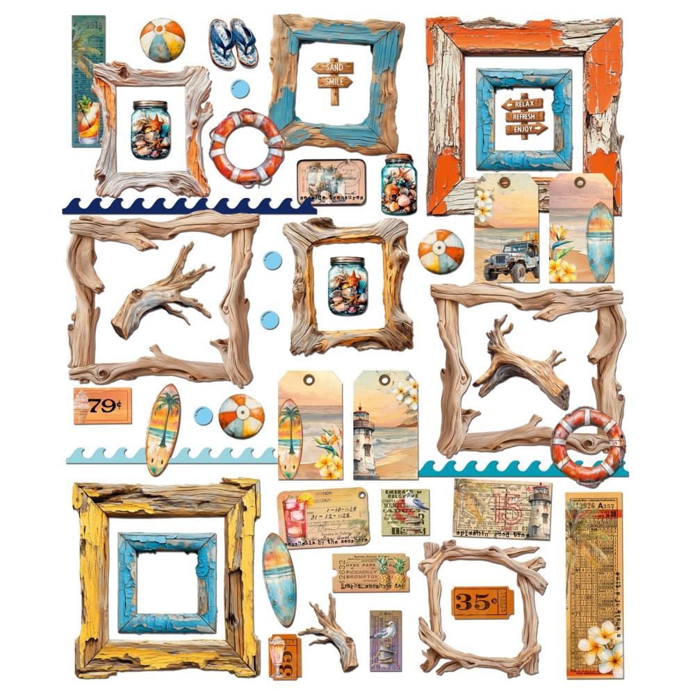 49 And Market - Die-Cuts - Elements, Beach Vibes - 2