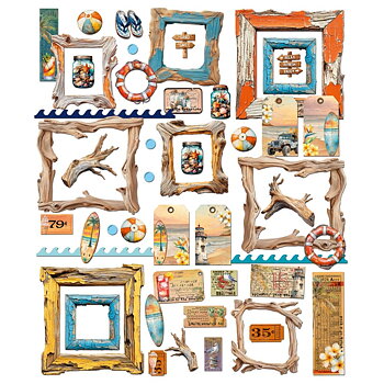 49 And Market - Die-Cuts - Elements, Beach Vibes