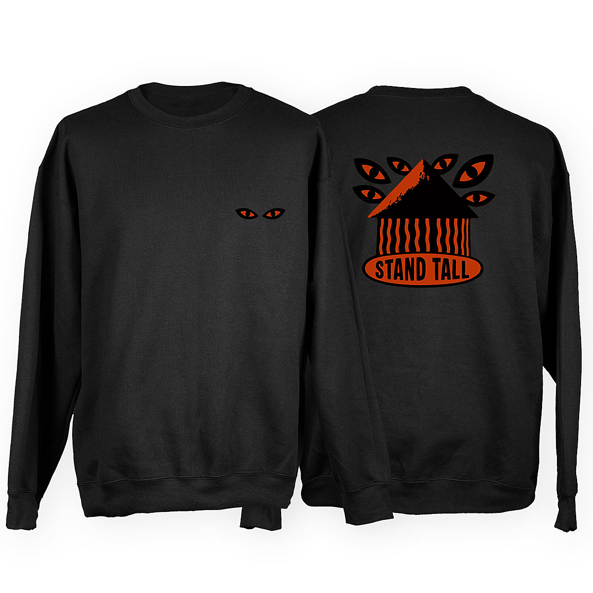 Stand Tall Sweatshirt - Red Eyes Black