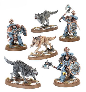 Space Wolves: Wolf Guard Headtakers