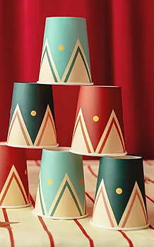 cirkus mugg papper