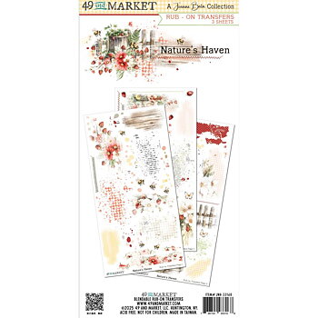 49 And Market - Rub-On Transfer Set 6x12 - Nature's Haven