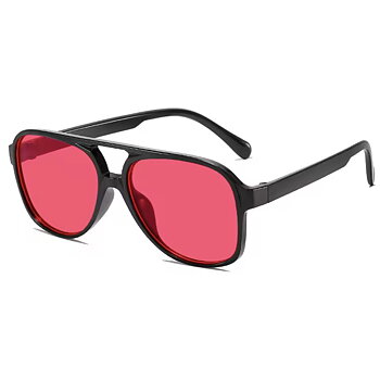 solglasögon Jerry  med röd lins 