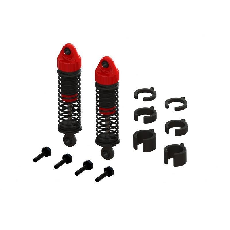 ARRMA Shock Set, 58mm Length, 300cSt Oil (2): GROM