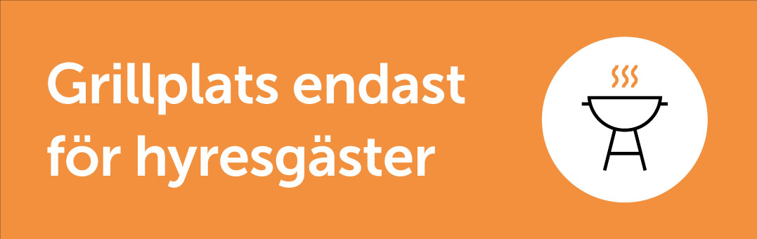 Grillplats endast för hyresgäster