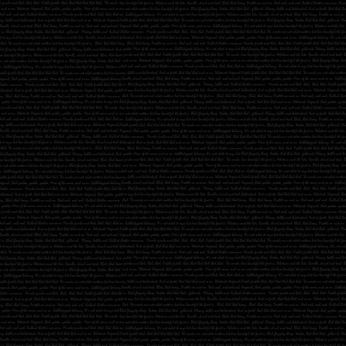 Back in Black - Word Ramble