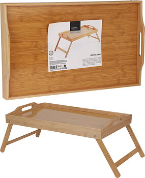 Serveringsbricka bambu - 50x30x21cm