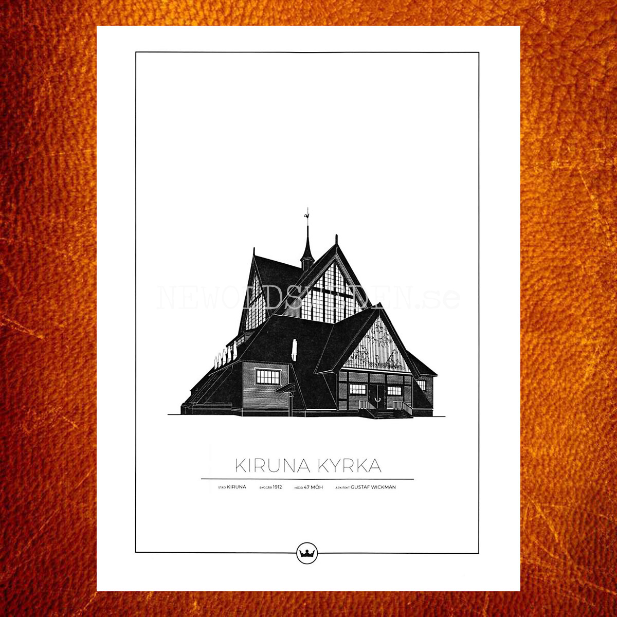 Kiruna Kyrka - Lappland - Sverigemotiv - 997 - 2