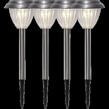 STAR TRADING Solcellspollare 4-pack Palma