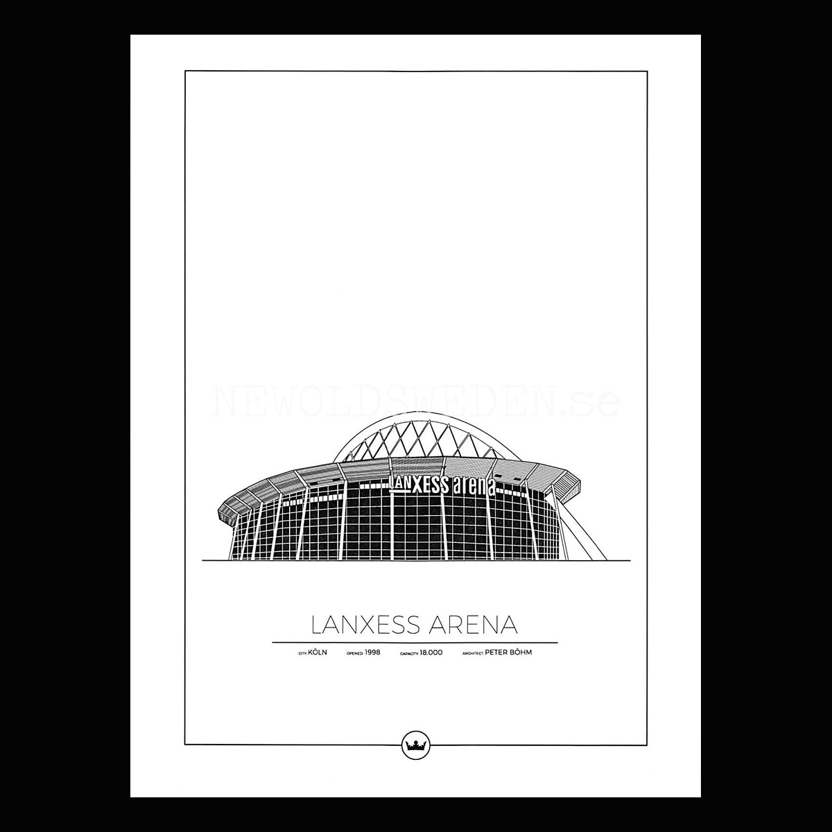 Lanxess Arena - Köln - Tyskland - Sverigemotiv - 997