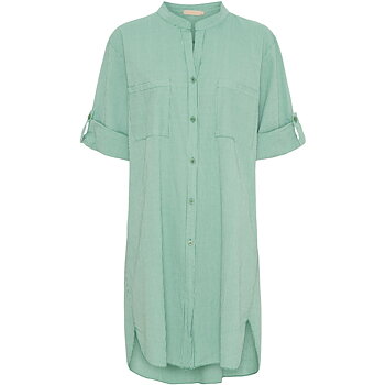 Linn Stripe Shirt | bottega green