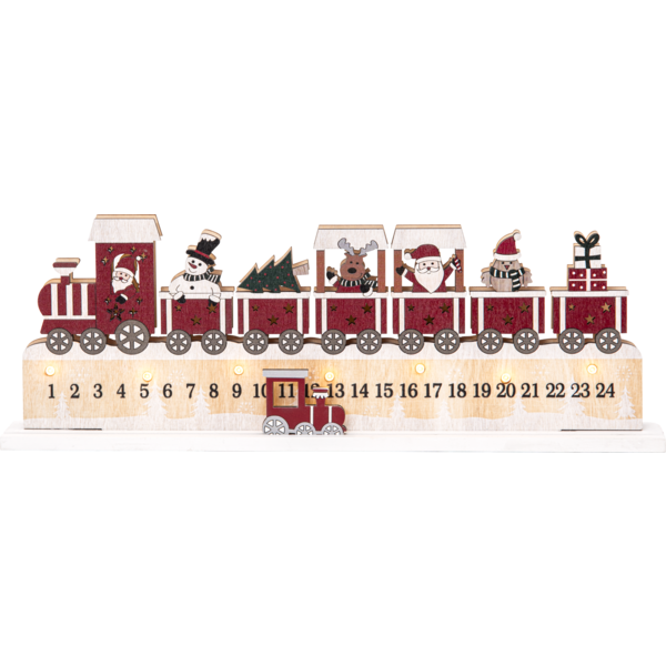 Julkalender Tåg Jolly LED Star Trading - 3