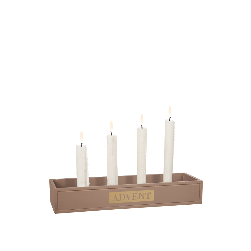 Adventsstage Advent Wood Grøn/Beige Forskelligt design - 5