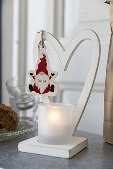 Ljushållare Tomte God Jul Trä Different Design