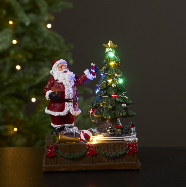 Batteridrevet juledekoration Santa Claus Gran Star Trading - 2