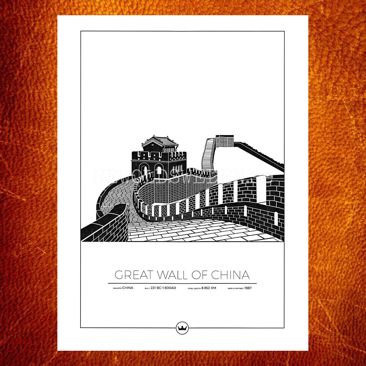 Great Wall Of China - Sverigemotiv - 997 - 2