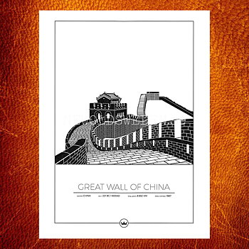 Great Wall Of China - Sverigemotiv - 997