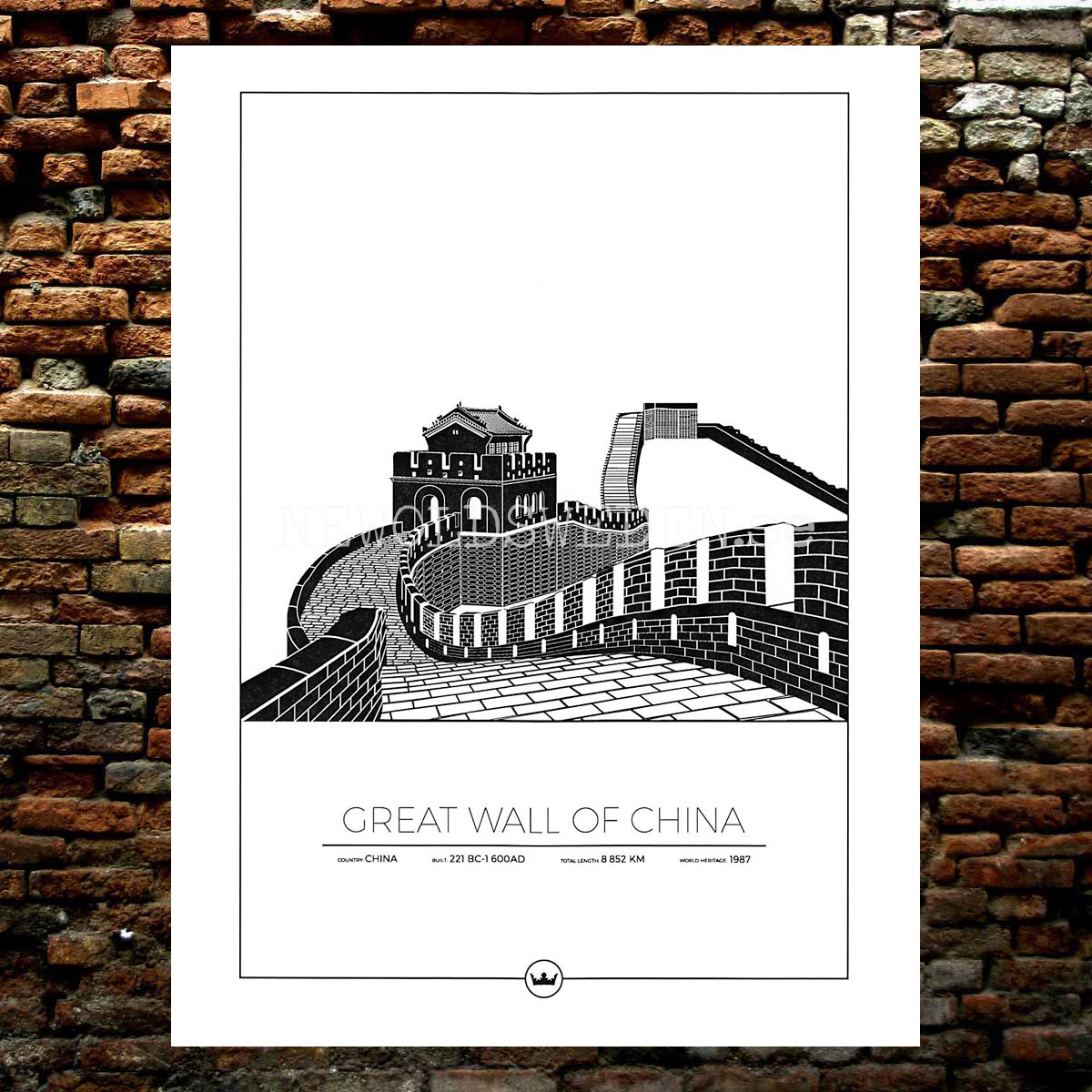 Great Wall Of China - Sverigemotiv - 997 - 3