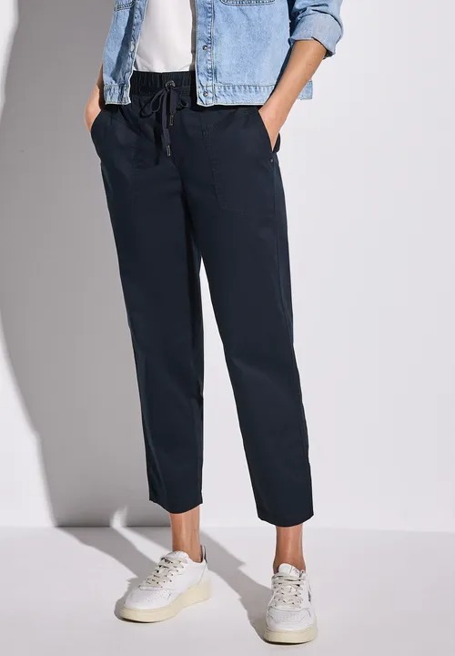 Style LTD QR Bonny Cotton Cargo - Deep Bleu - Street One