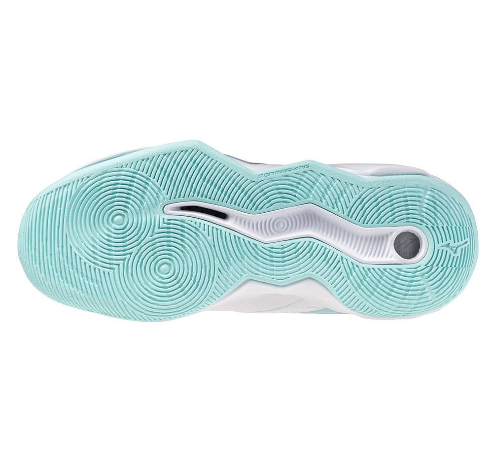Mizuno Wave Momentum Pro Women white/blue tint - 3