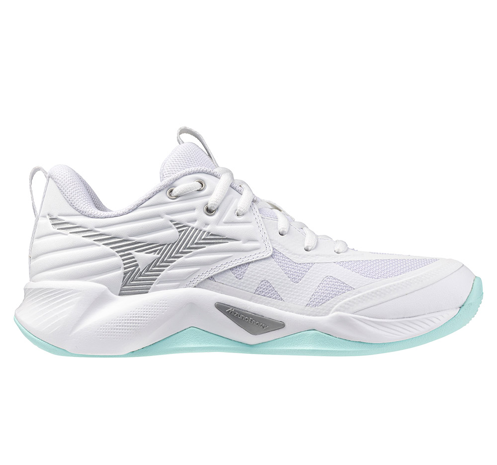 Mizuno Wave Momentum Pro Women white/blue tint