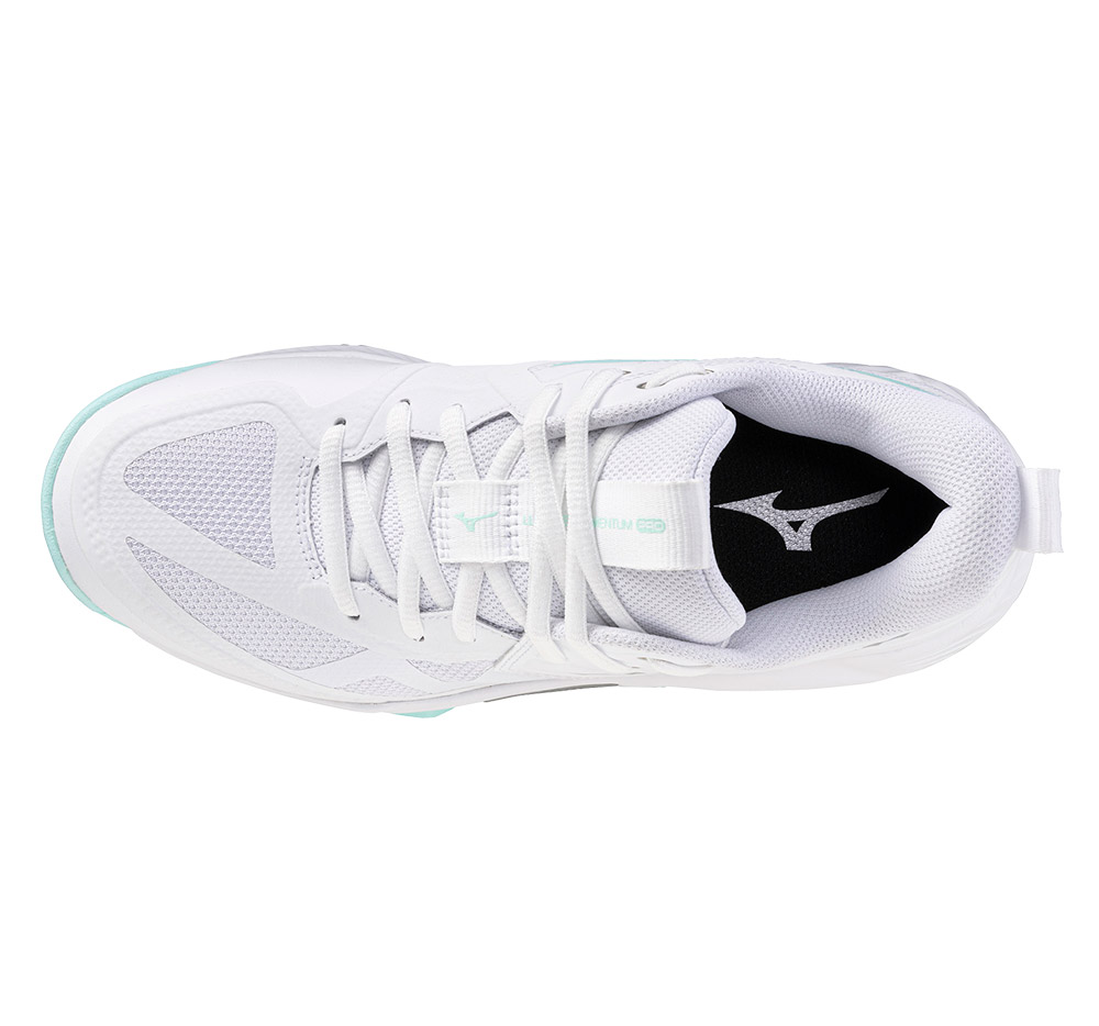 Mizuno Wave Momentum Pro Women white/blue tint - 2