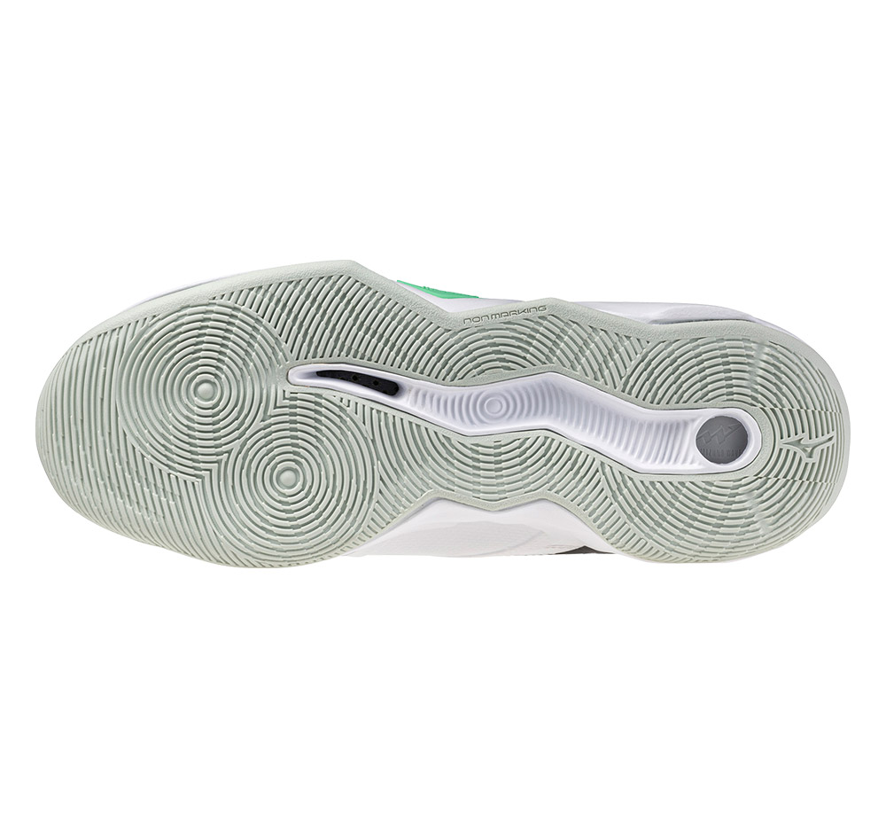 Mizuno Wave Momentum Pro Men white/black/frozen emerald - 3