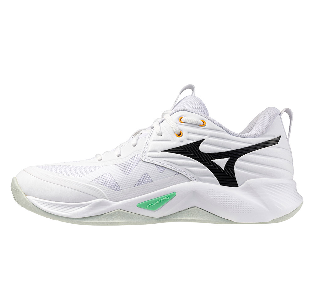 Mizuno Wave Momentum Pro Men white/black/frozen emerald - 4