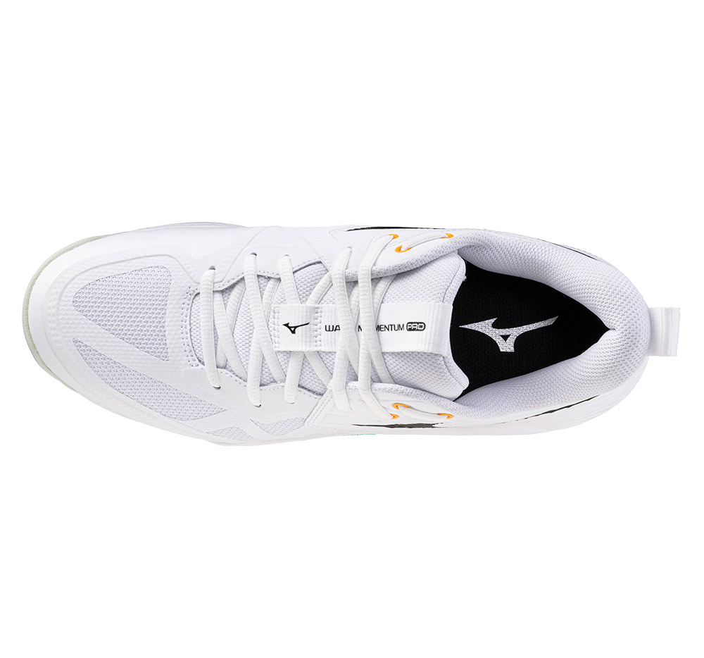 Mizuno Wave Momentum Pro Men white/black/frozen emerald - 2