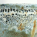 Isak Isaksson (2000s) Unique Chawan Bowl with Shino Glaze 11 cm #21