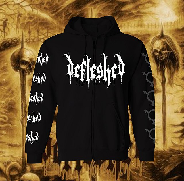 DEFLESHED - Logo Zip Hood