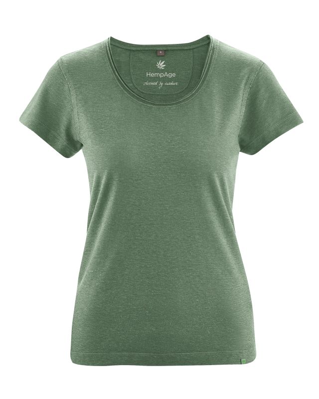 T-shirt med rundad hals - 2