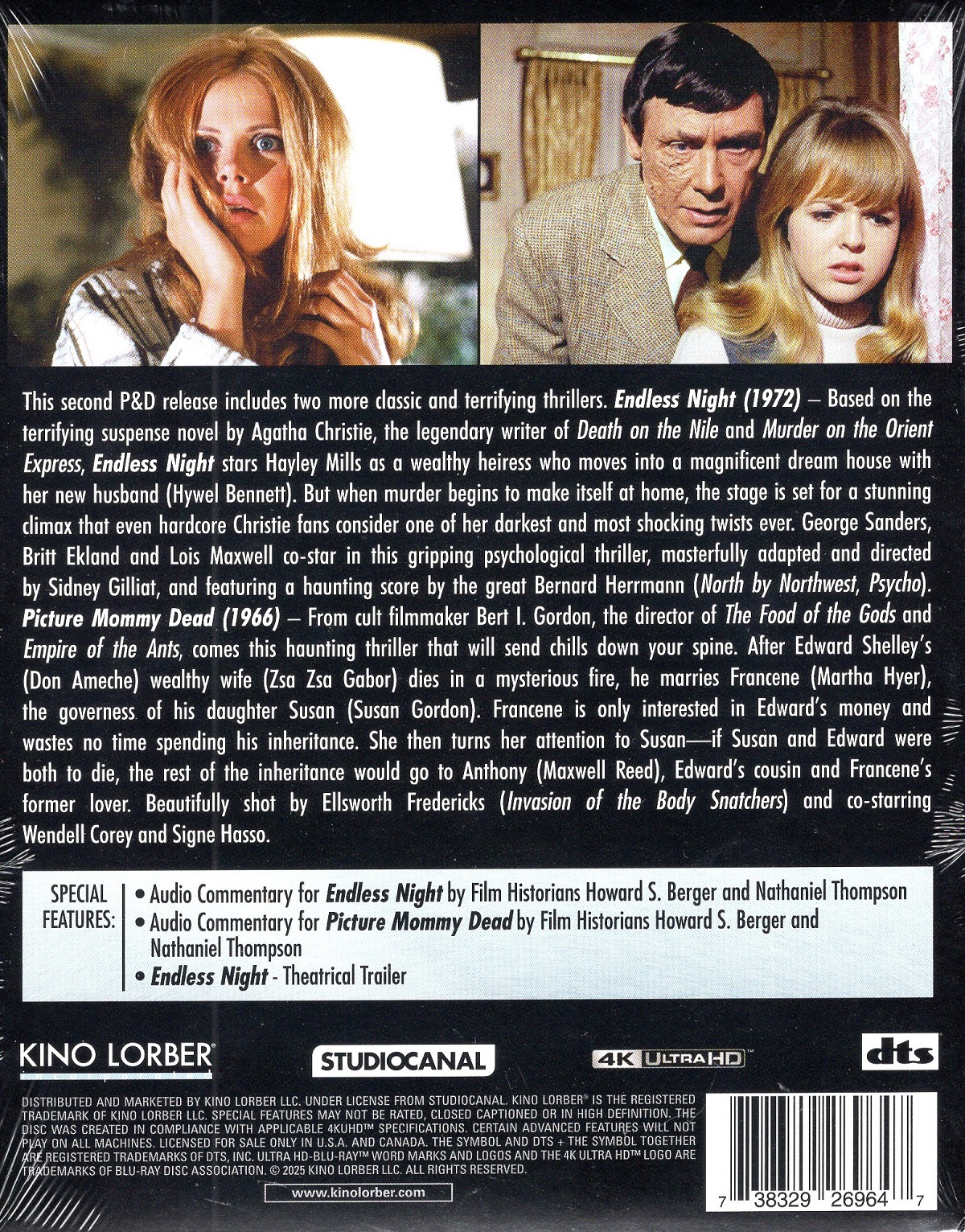 Peril & Distress: Endless Night / Picture Mommy Dead (ej svensk text) (4K UItra HD) - 2