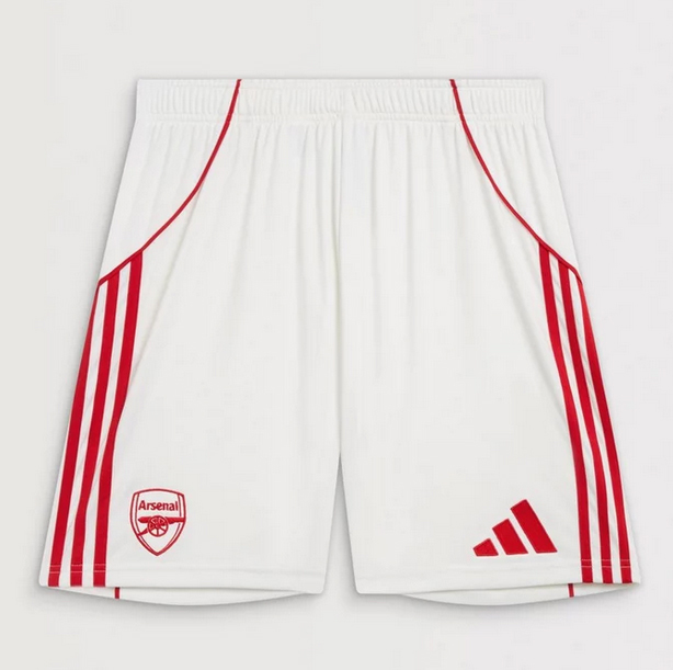 2025/2026 ARSENAL ADIDAS HEMMASHORTS