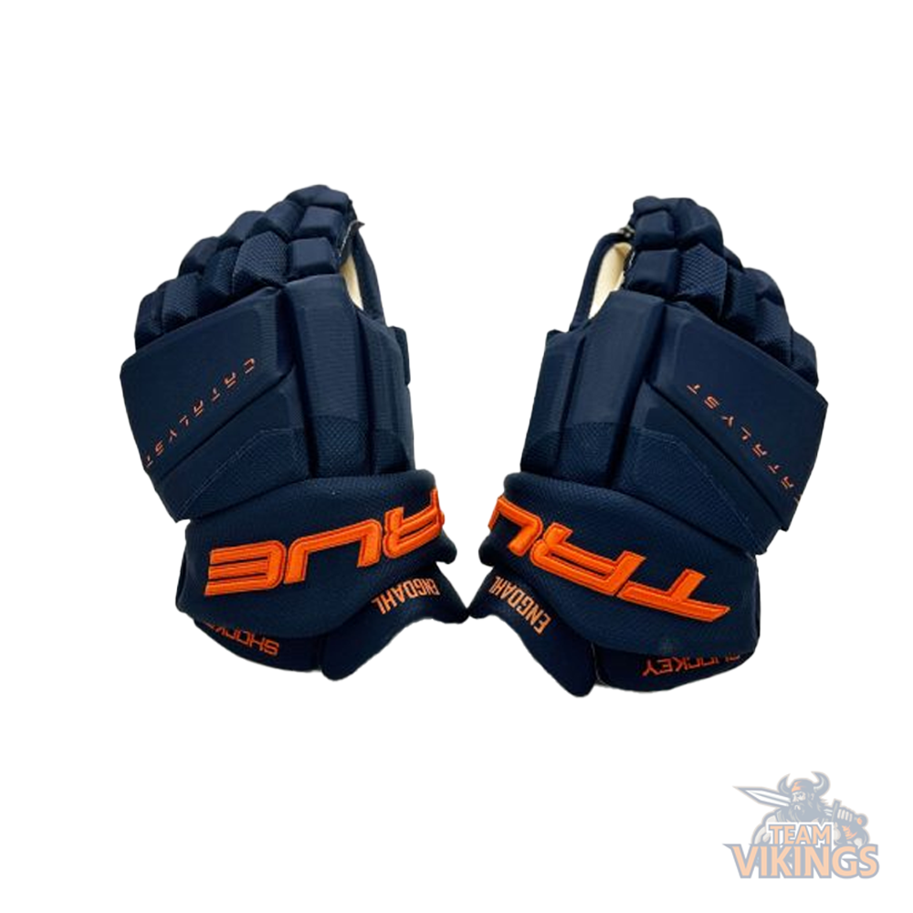True elite custom retail glove Catalyst 7x Navy / orange