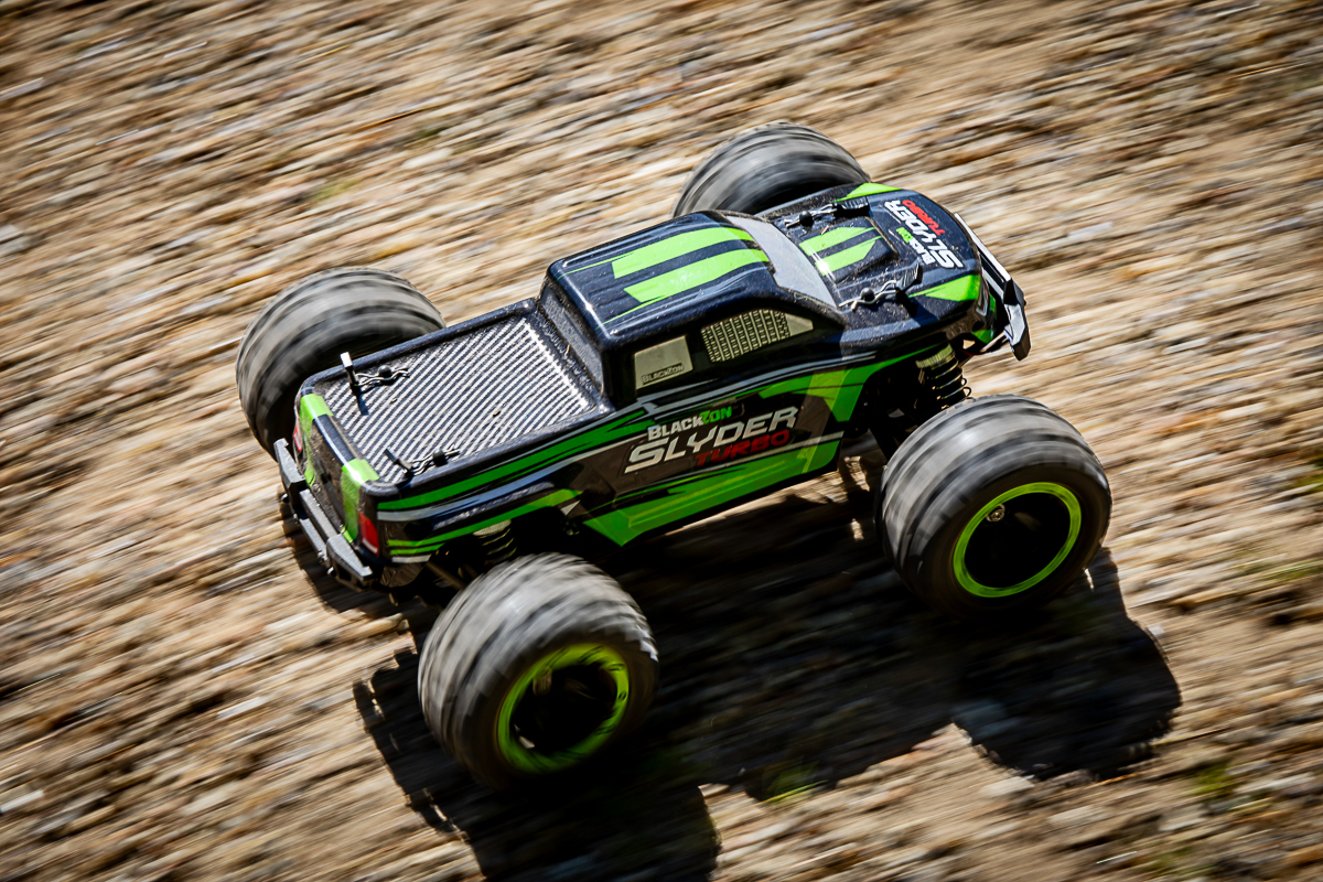 Blackzon 540208 Slyder MT Turbo 1/16 4WD 2S Brushless - Green - 14